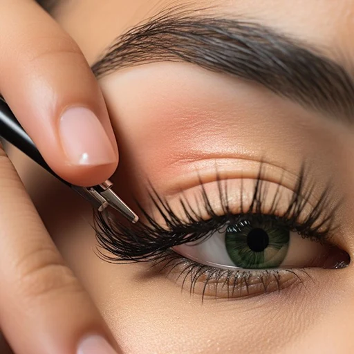Lash extension treatment at Zand Beauty Spa and Academy